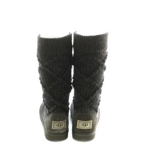 UGG australia クラシック アーガイル ニット Classic Argyle Knit ショートブーツ 23.0cm グレー F23009F