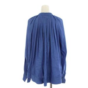 TOMORROWLAND TOMORROWLAND .B 22SS ブラウス プリーツ スキッパー ハイネック シルク混