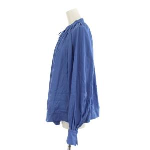 TOMORROWLAND TOMORROWLAND .B 22SS ブラウス プリーツ スキッパー ハイネック シルク混