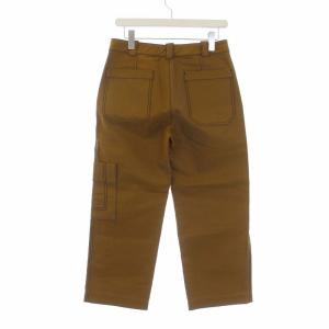 3.1 phillip lim Cropped Cotton-Blend Twill Cargo Pants カーゴパンツ クロップド 2 M 茶 ブラウン