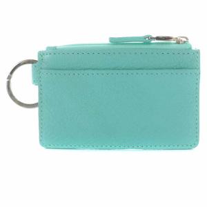 TIFFANY&Co. コインケース 小銭入れ キーリング付き ミニ ティファニーブルー 緑 グリーン