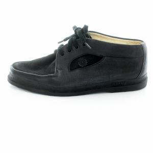 BALLY スニーカー シューズ レザー 6E 24cm 黒 ブラック