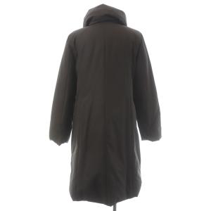 Leilian ダウンコート ロング ジップアップ ショールカラー 11 ブラウン