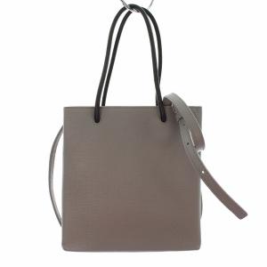 BALENCIAGA 2WAY SHOPPING TOTE N S XXS ショルダーバッグ カーフレザー グレー