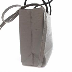 BALENCIAGA 2WAY SHOPPING TOTE N S XXS ショルダーバッグ カーフレザー グレー