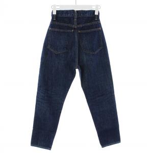 Shinzone THE SHINZONE ハイウエストスリムパンツ デニム テーパード 34 インディゴ