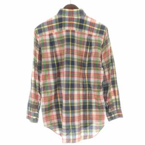 COMME des GARCONS HOMME PLUS AD2007 カジュアルシャツ コットン チェック 長袖 S マルチカラー