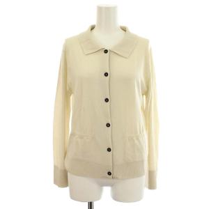 17SS カーディガン ニット シャツ 長袖 2 M ベージュ