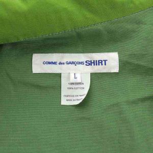 COMME des GARCONS SHIRT シャツ 長袖 コットン L マルチカラー 茶 ブラウン 緑 グリーン 青 ブルー S28164