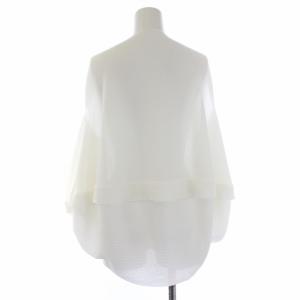 me ISSEY MIYAKE 21SS Circle Knit Stretch PLEATS カットソー ノースリーブ ホワイト