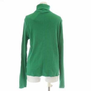 Shinzone High Neck Rib カットソー 長袖 F グリーン