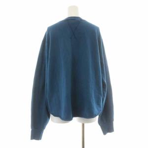 Shinzone Wガゼット プルオーバー スウェット トレーナー 長袖 F ブルー
