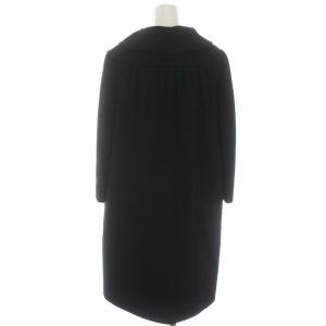 PRADA 16AW ウールコート アンゴラ シルク混 36 黒
