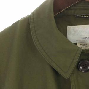 nanamica GORE-TEX ステンカラーコート ロング コットン L カーキ
