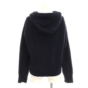 BLUE LABEL CRESTBRIDGE 19AW パーカー ニット ジップアップ 長袖 38 ネイビー