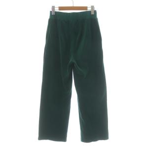 L'Appartement アメリカーナ Americana Pile Relax Pants ワイドパンツ イージー パイル S 緑 グリーン