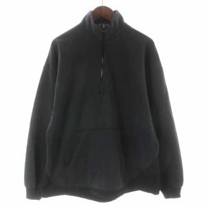 BRIEFING スウェット トレーナー ハイネック ハーフジップ 長袖 グレー