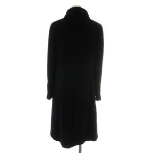 Harrods コート ミンクファー アンゴラ ロング丈 3 ブラック