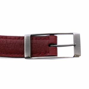 HERMES 2007年製 ベルト K刻印 レザー フランス製 80 レッド
