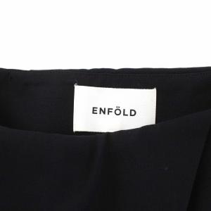 ENFOLD アシンメトリーバルーンスカート ロング 変形 38 ブラック