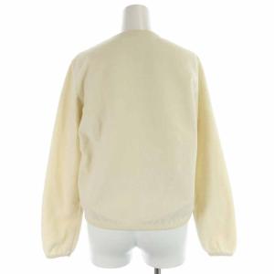 PRADA SPORT フリース カットソー プルオーバー ポケット 長袖 XS アイボリー