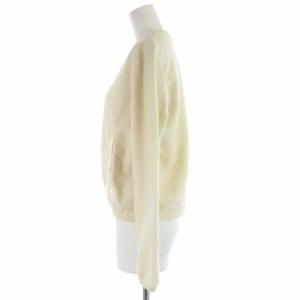 PRADA SPORT フリース カットソー プルオーバー ポケット 長袖 XS アイボリー