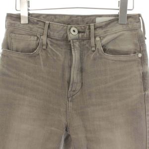 upper hights 13G335 EIGHTY'S デニムパンツ ジーンズ ダメージ加工 スリム ストレッチ 23 グレー