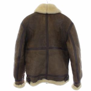 Schott B-3 ムートンジャケット 36 茶