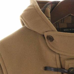 GLOVERALL THE ORIGINAL COLLECTION ダッフルコート ロング ウール フード 裏地チェック