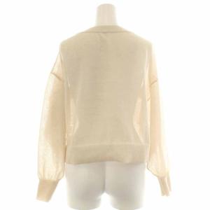 Diagram GRACE CONTINENTAL 22SS シアールーズニットカーディガン 長袖 36 S ベージュ 0322253083