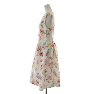 Chesty 19SS ワンピース ひざ丈 ノースリーブ 花柄 1 マルチカラー