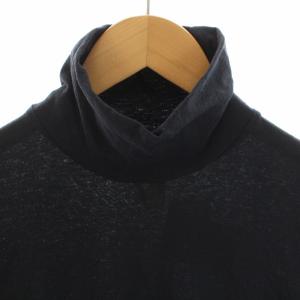 COMME des GARCONS HOMME PLUS Tシャツ カットソー タートルネック 長袖 ネイビー