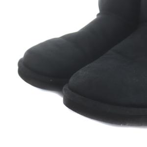 UGG australia クラシックミニ ショートブーツ ムートン US8 ブラック