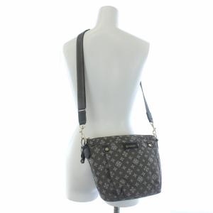 russet ショルダーバッグ ナイロン 総柄 グレー