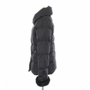 SHIPS LIMONTAナイロン レッキスファー ダウンジャケット 38 ネイビー