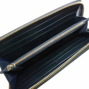 SMYTHSON 長財布 ラウンドファスナー レザー ロゴ 黒 ブラック