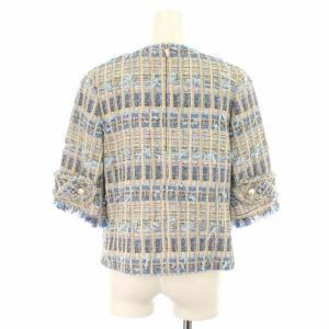 René 6121950 MALHIA KENT 21年製 ツイードプルオーバー 34 マルチカラー 