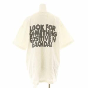 Spick&Span 22SS ファング FUNG Basic TEE enjoy the now Tシャツ カットソー 半袖 ロゴ プリント S