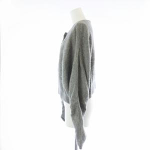 EPOCA カーディガン ニット 長袖 ショート カシミヤ 40 グレー