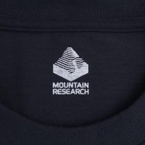 Mountain Research 22SS Tシャツ カットソー 半袖 クルーネック プリント XL ネイビー