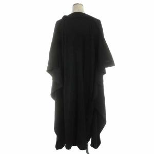 Ground Y 18SS 30/cotton Jersey GY Cardigan カーディガン ロング コットン 七分袖 1 XS 黒 ブラック