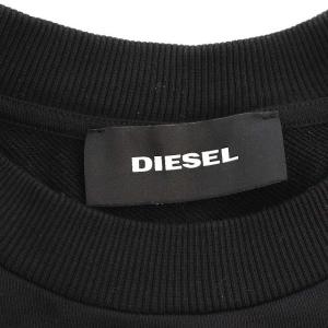 DIESEL スウェット トレーナー 長袖 プリント M 黒 ブラック