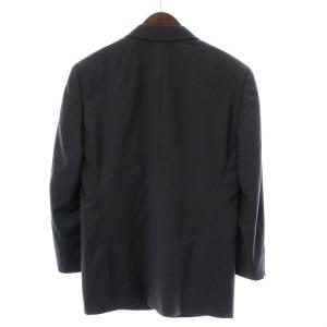 GIVENCHY MONSIEUR by テーラードジャケット シングル 背抜き 肩パッド ウール 44 L 黒 ブラック