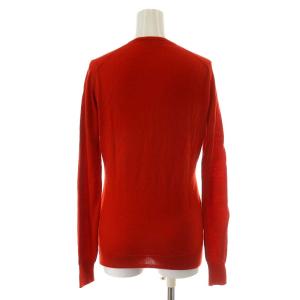 JOHN SMEDLEY カーディガン 長袖 ウール S レッド