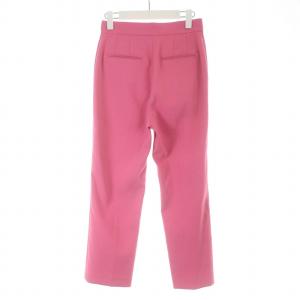 ESTNATION センタープレスクロップドパンツ テーパードパンツ スラックス ジップフライ 36 S ピンク
