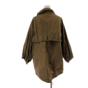 AMERICANA ミリタリージャケット ブルゾン ジップアップ コットン M カーキ
