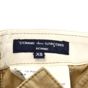 COMME des GARCONS HOMME AD2009 パンツ コットン ジッパーフライ XS ベージュ