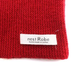 nest Robe マフラー ストール ニット レッド
