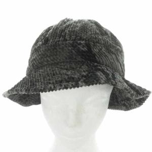 Supreme 20FW SNAKESKIN CORDUROY BELL HAT S/M ブラック グレー