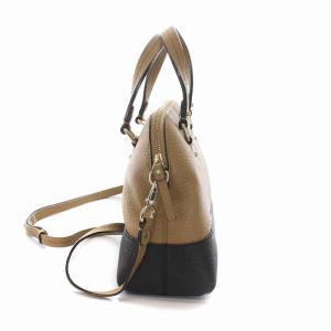 kate spade new york グローブコート ハンドバッグ ショルダーバッグ 2WAY レザー 茶 ブラウン 黒 ブラック PXRU2969